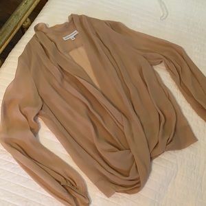 Amanda uprichard nude blouse size small